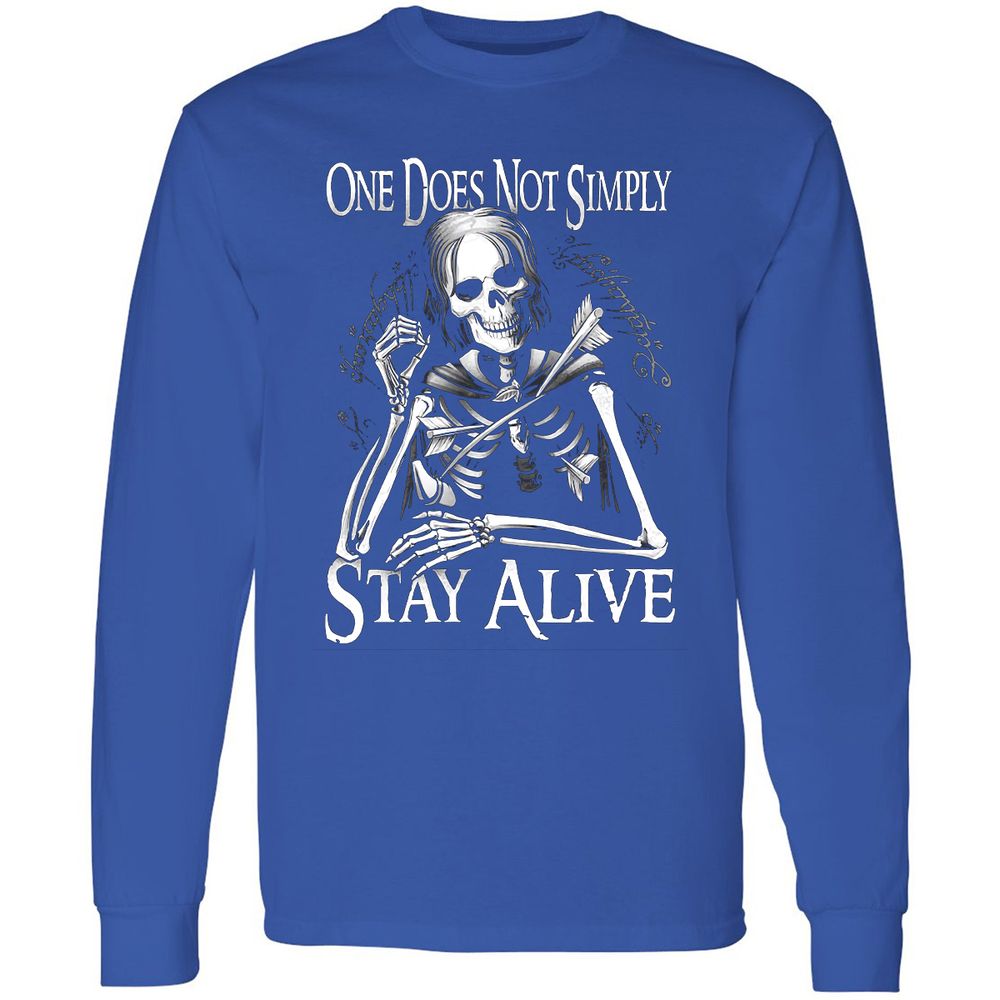 Long Sleeve T-Shirt - MC5M5FFZ - Royal - 8