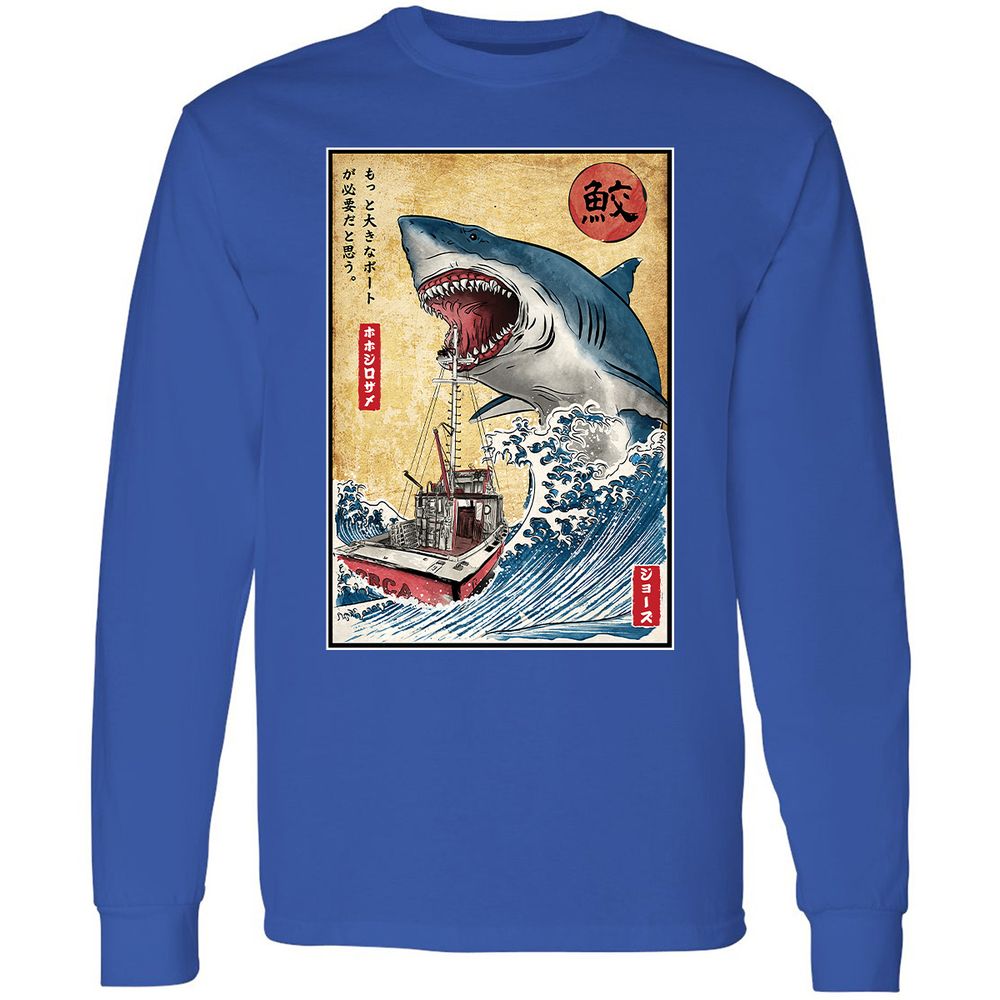 Long Sleeve T-Shirt - 1WSCMDT2 - Royal - 8