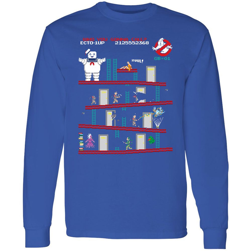 Long Sleeve T-Shirt - 56U48UDJ - Royal - 8