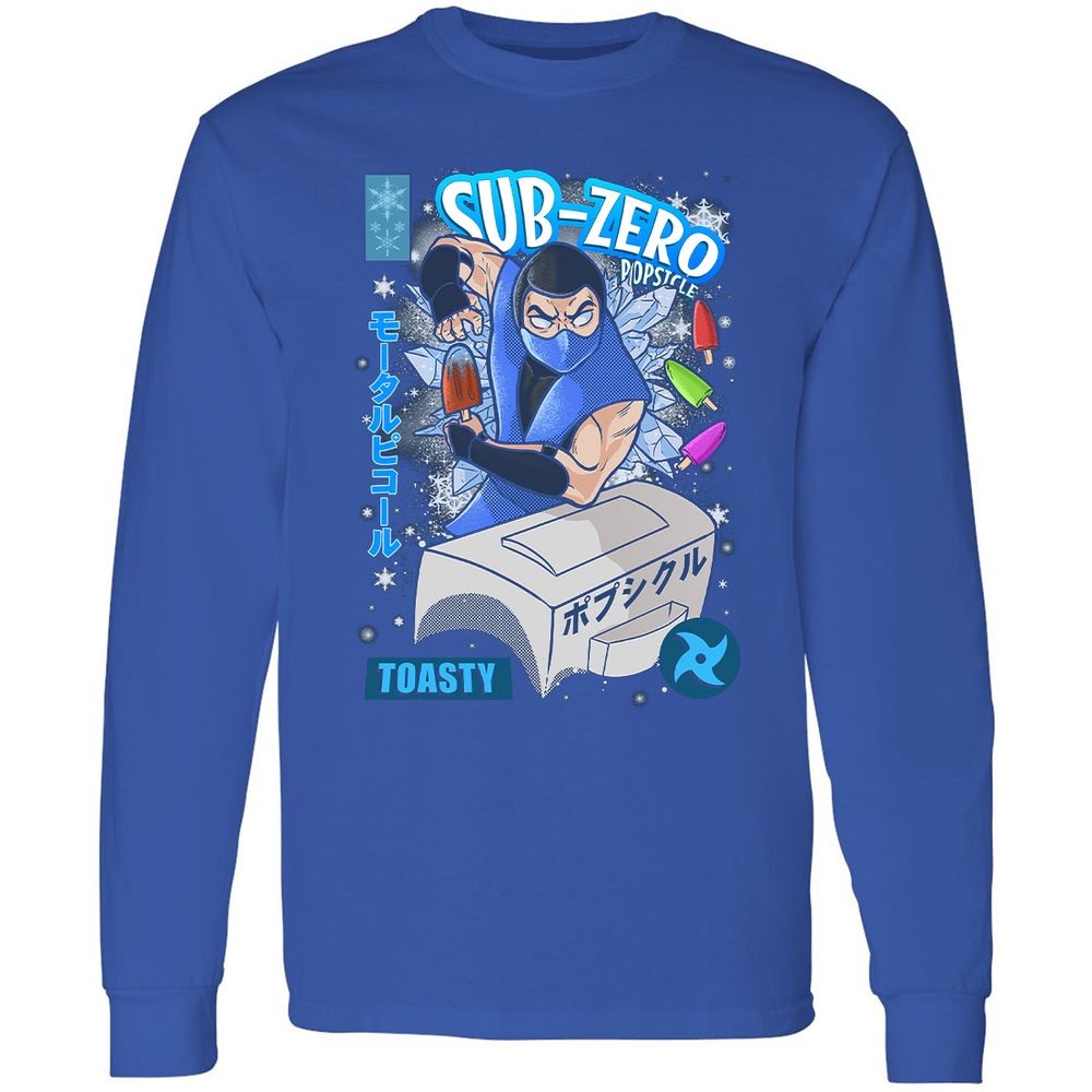 Long Sleeve T-Shirt - 1B5AEQ54 - Royal - 8