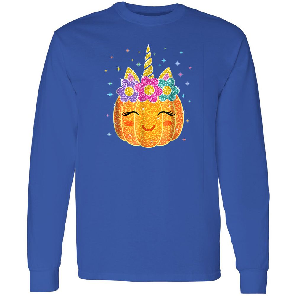 Long Sleeve T-Shirt - UHN1U4GL - Royal - 8