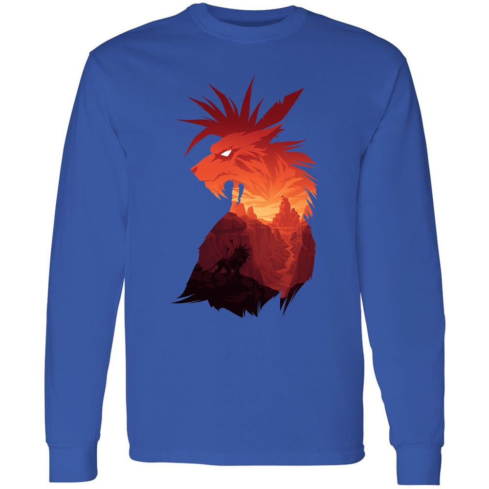 Long Sleeve T-Shirt - 8BLT1LVK - Royal - 8