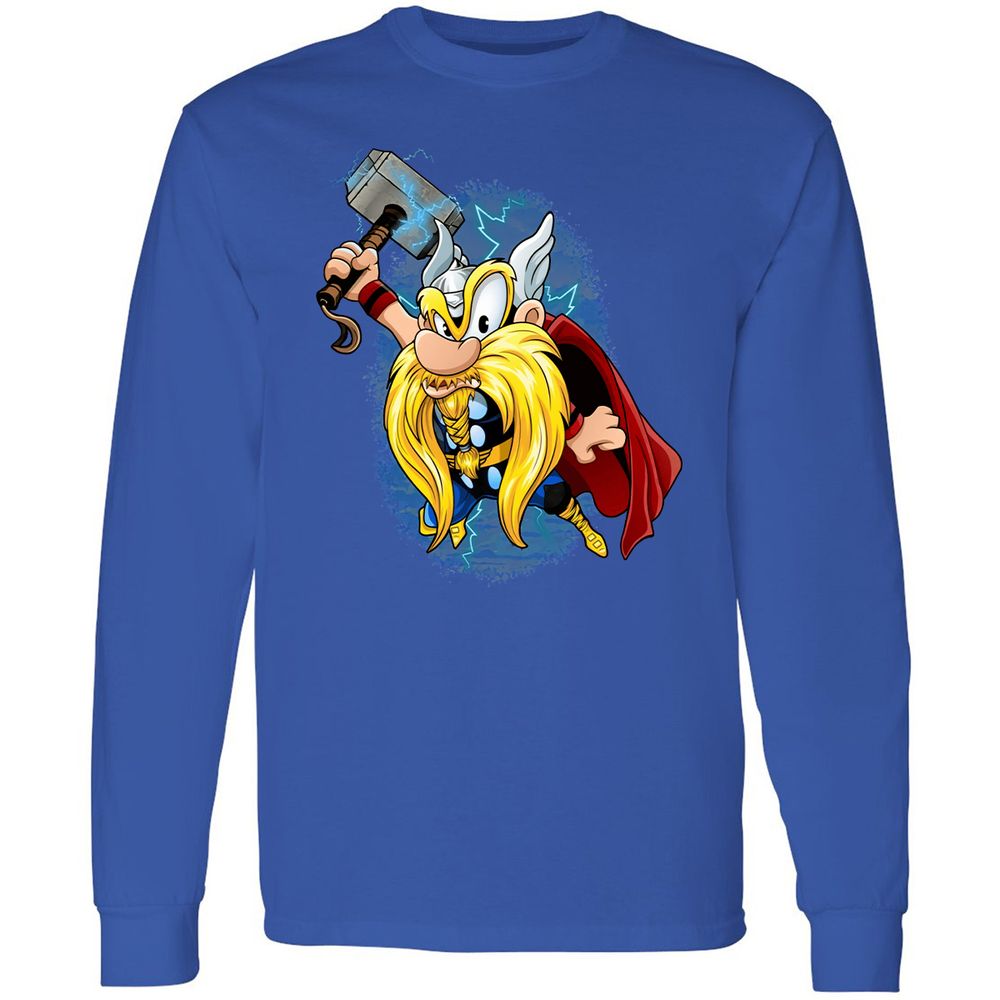 Long Sleeve T-Shirt - 8RT18GB1 - Royal - 8