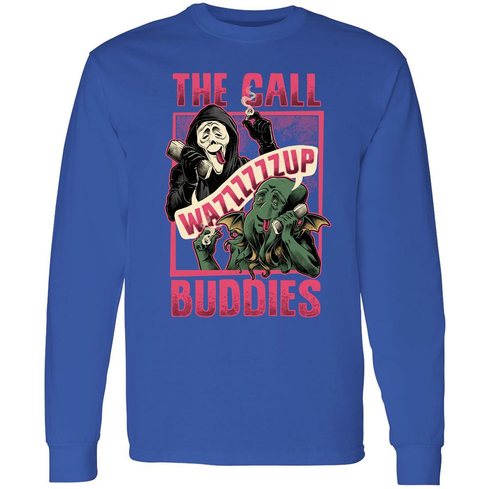 Long Sleeve T-Shirt - 9ZS49Q5D - Royal - 8