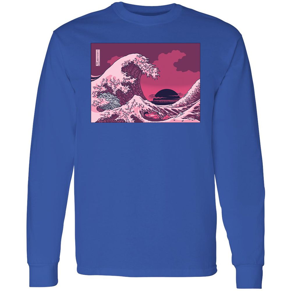 Long Sleeve T-Shirt - 4TNTMYQ7 - Royal - 8