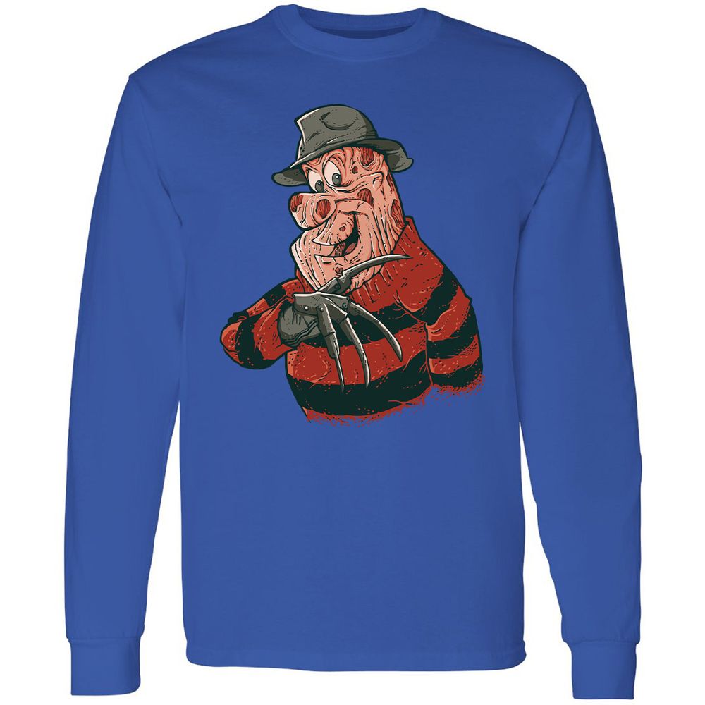 Long Sleeve T-Shirt - 7NJN6WY3 - Royal - 8