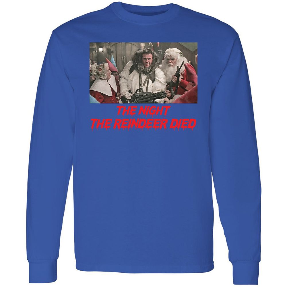 Long Sleeve T-Shirt - BPC7QUJS - Royal - 8