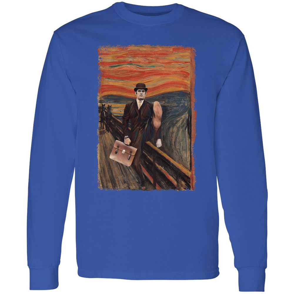 Long Sleeve T-Shirt - YUMENUXV - Royal - 8