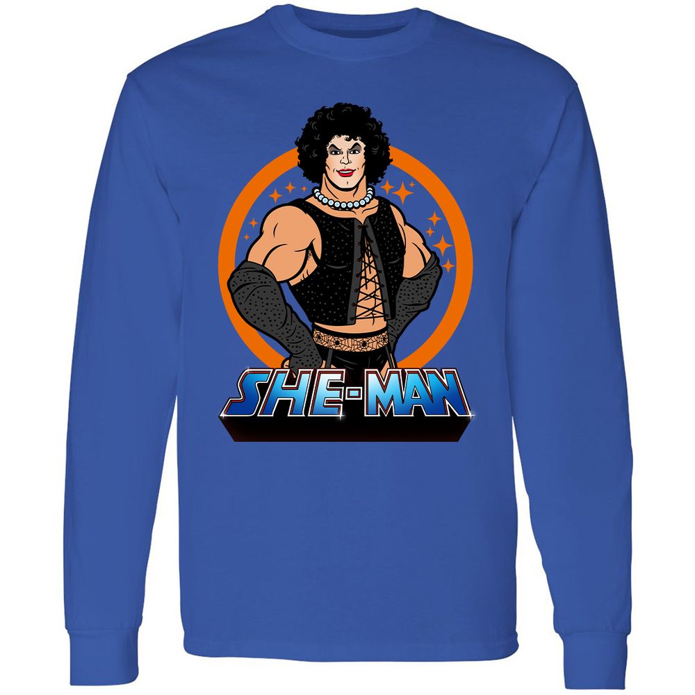 Long Sleeve T-Shirt - W15UHS7N - Royal - 8