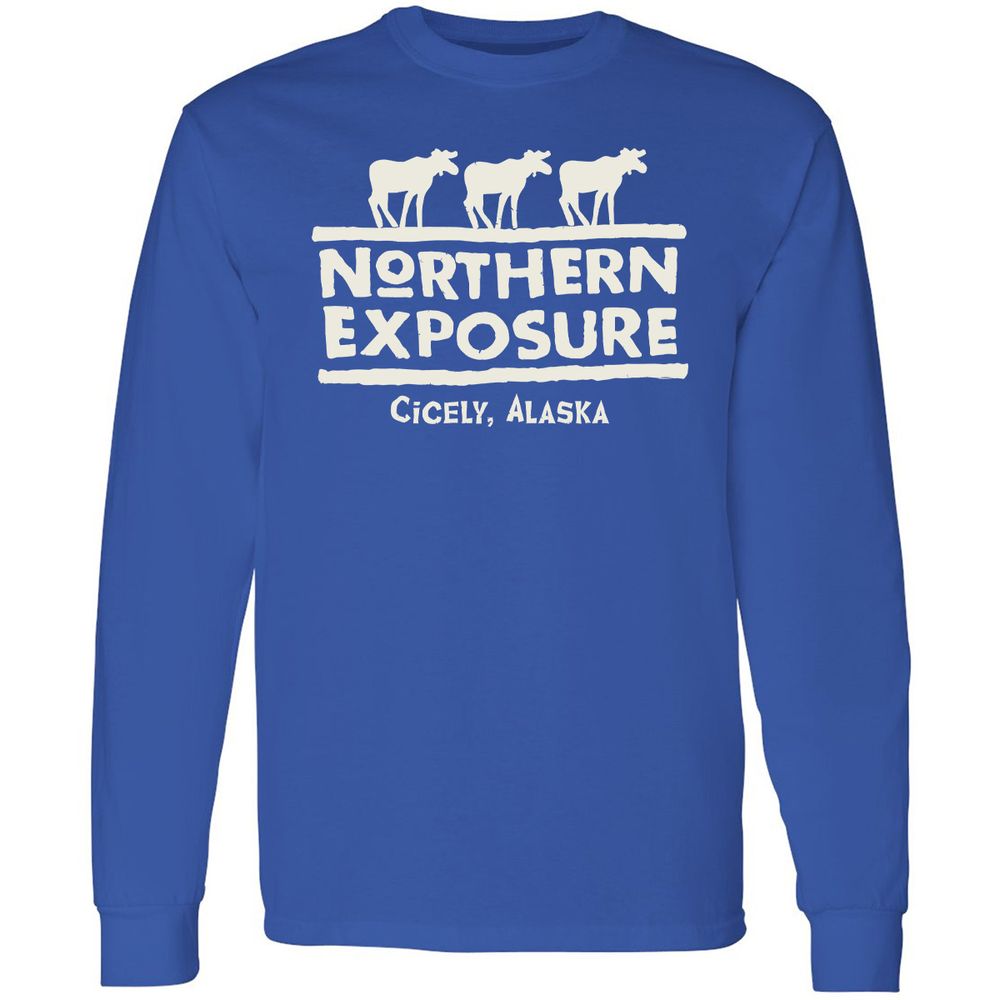 Long Sleeve T-Shirt - 5GCQRB23 - Royal - 8