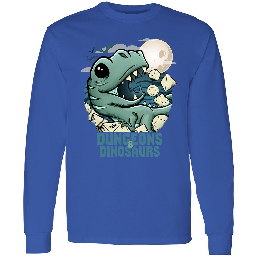 Long Sleeve T-Shirt - 1WASX6RH - Royal - 8