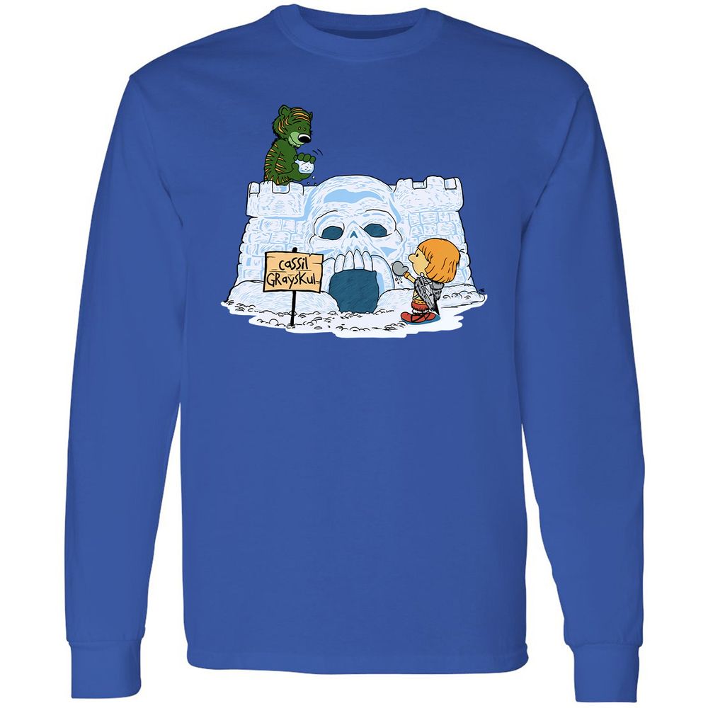 Long Sleeve T-Shirt - 3APBZ67B - Royal - 8