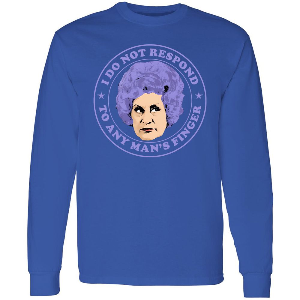 Long Sleeve T-Shirt - V74K9992 - Royal - 8