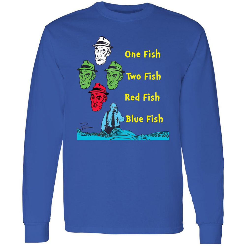 Long Sleeve T-Shirt - UCQPC8QB - Royal - 8