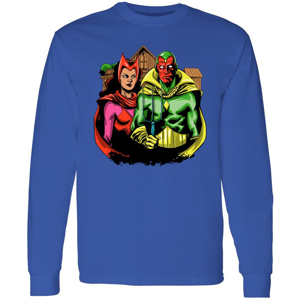 Long Sleeve T-Shirt - XSQTGYV9 - Royal - 8