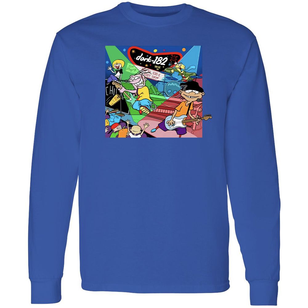 Long Sleeve T-Shirt - TQ876P47 - Royal - 8