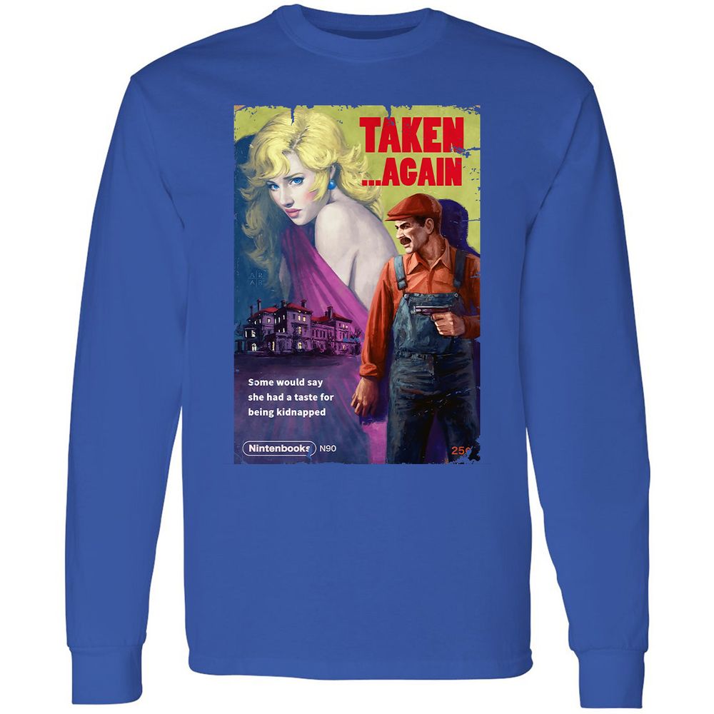 Long Sleeve T-Shirt - 3BU3SF9N - Royal - 8