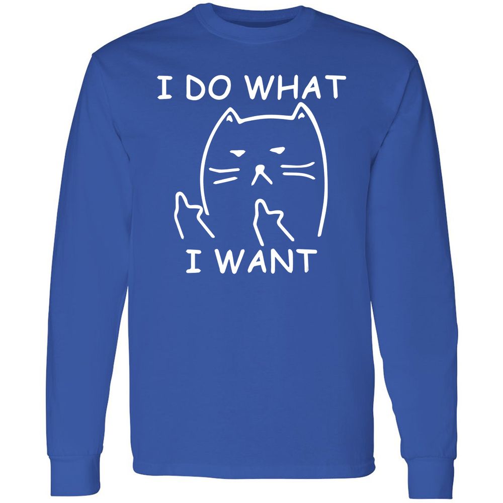 Long Sleeve T-Shirt - 4NSWUZDF - Royal - 8