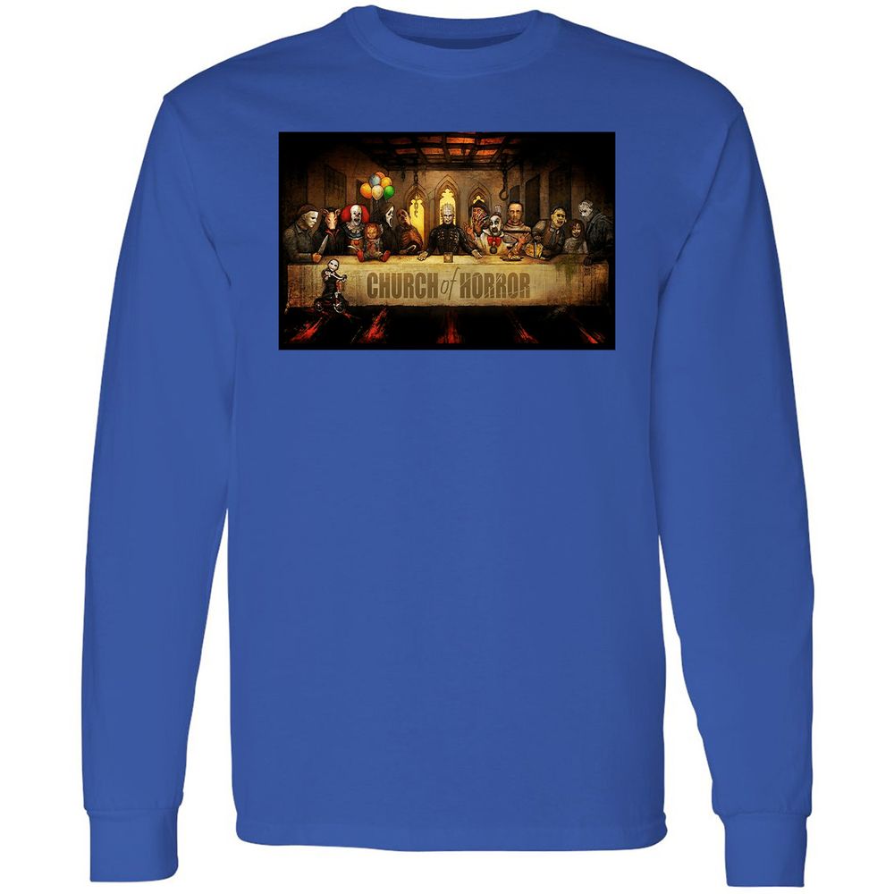 Long Sleeve T-Shirt - KKN2JXLU - Royal - 8