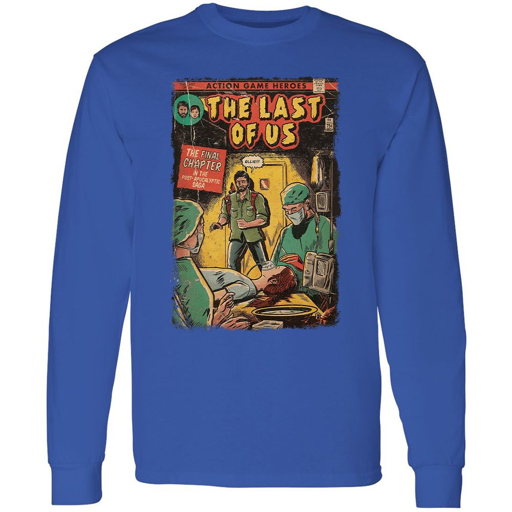 Long Sleeve T-Shirt - RTUZYNKB - Royal - 8