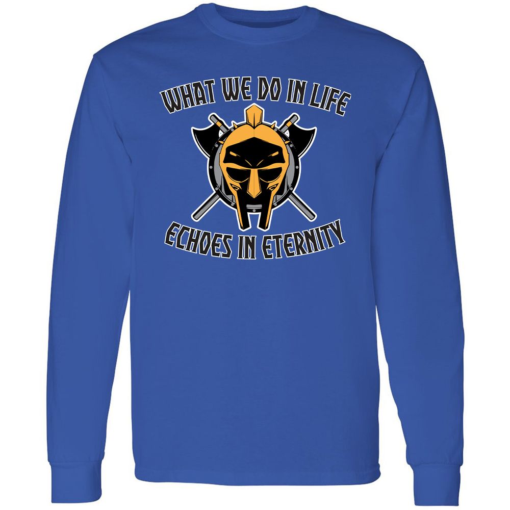 Long Sleeve T-Shirt - GY4HE3U3 - Royal - 8