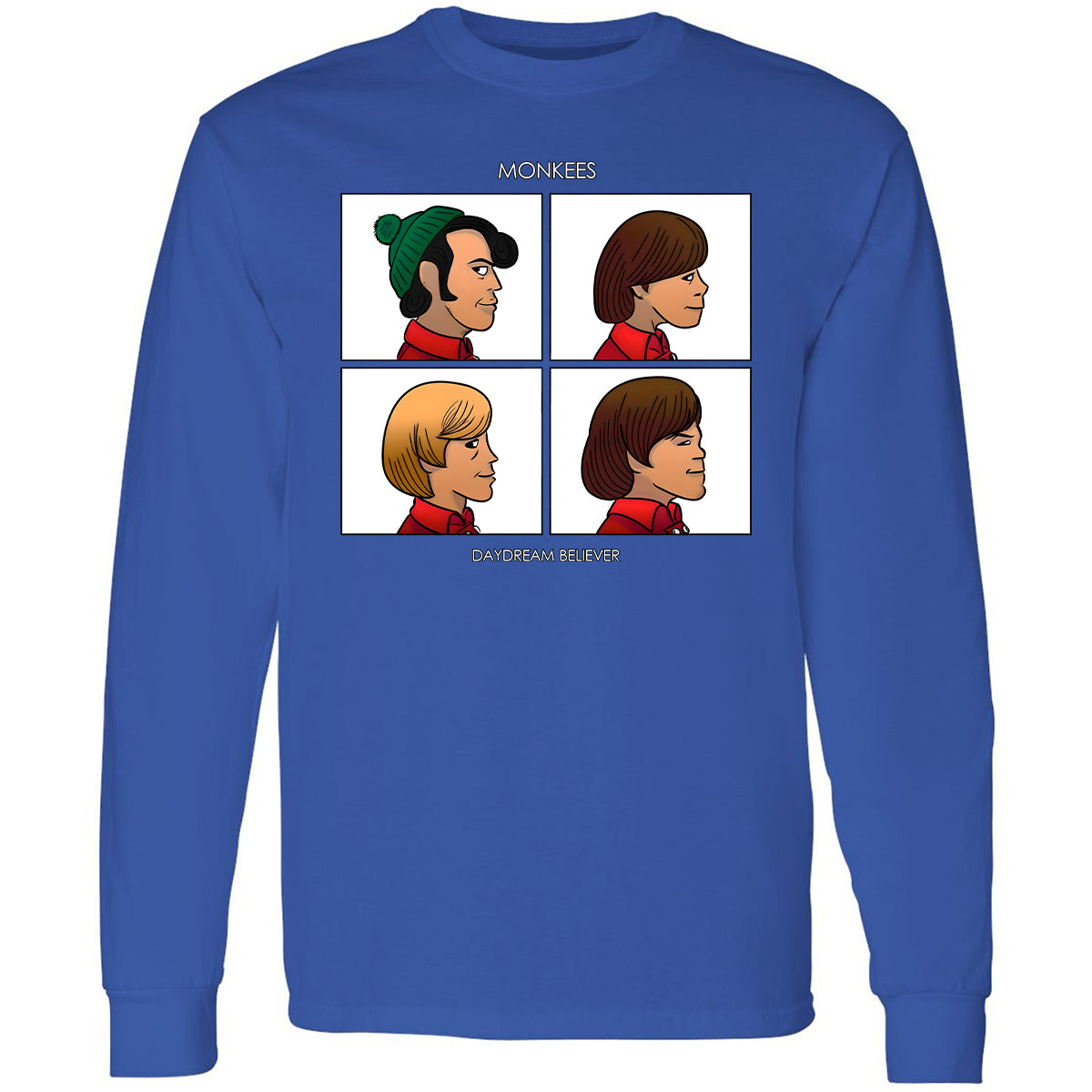 Long Sleeve T-Shirt - NDE5LKDM - Royal - 8