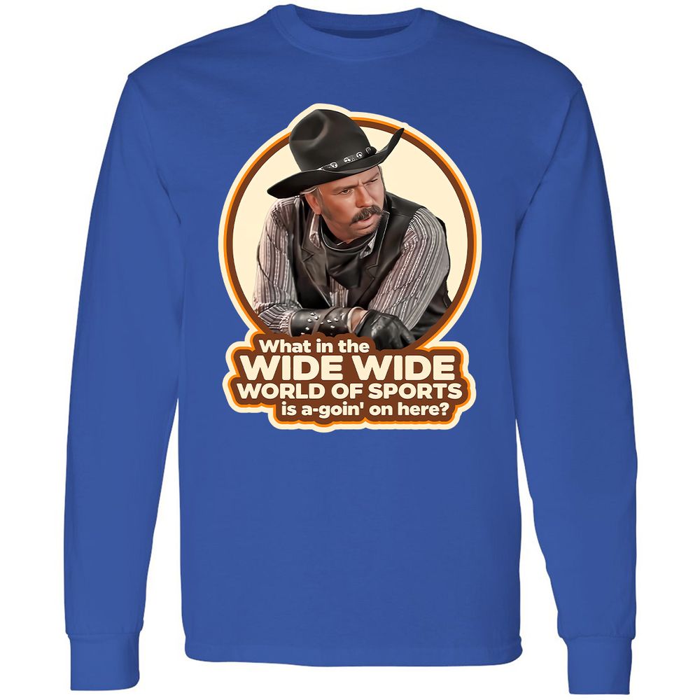 Long Sleeve T-Shirt - CZNJFFFJ - Royal - 8