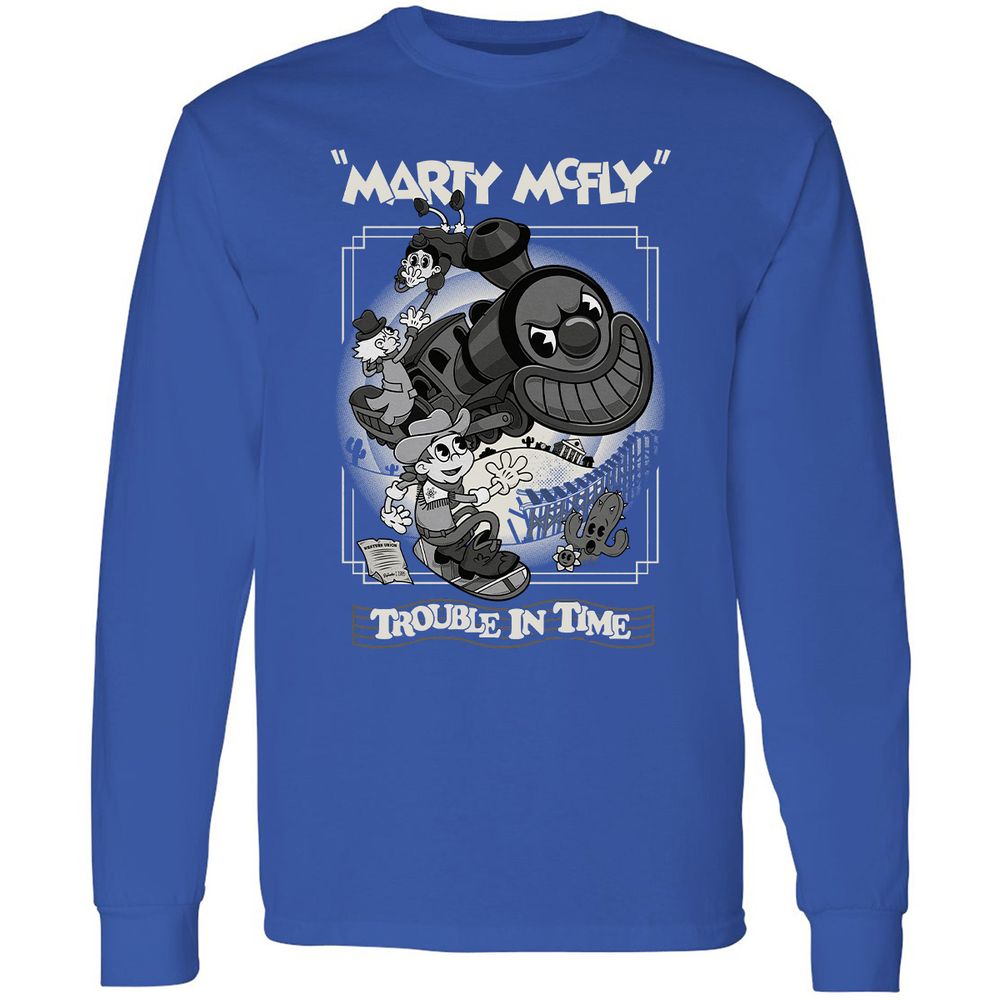 Long Sleeve T-Shirt - 4M5R75AM - Royal - 8