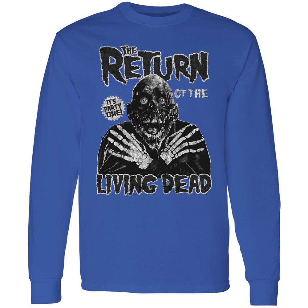 Long Sleeve T-Shirt - X6PAWT5K - Royal - 8