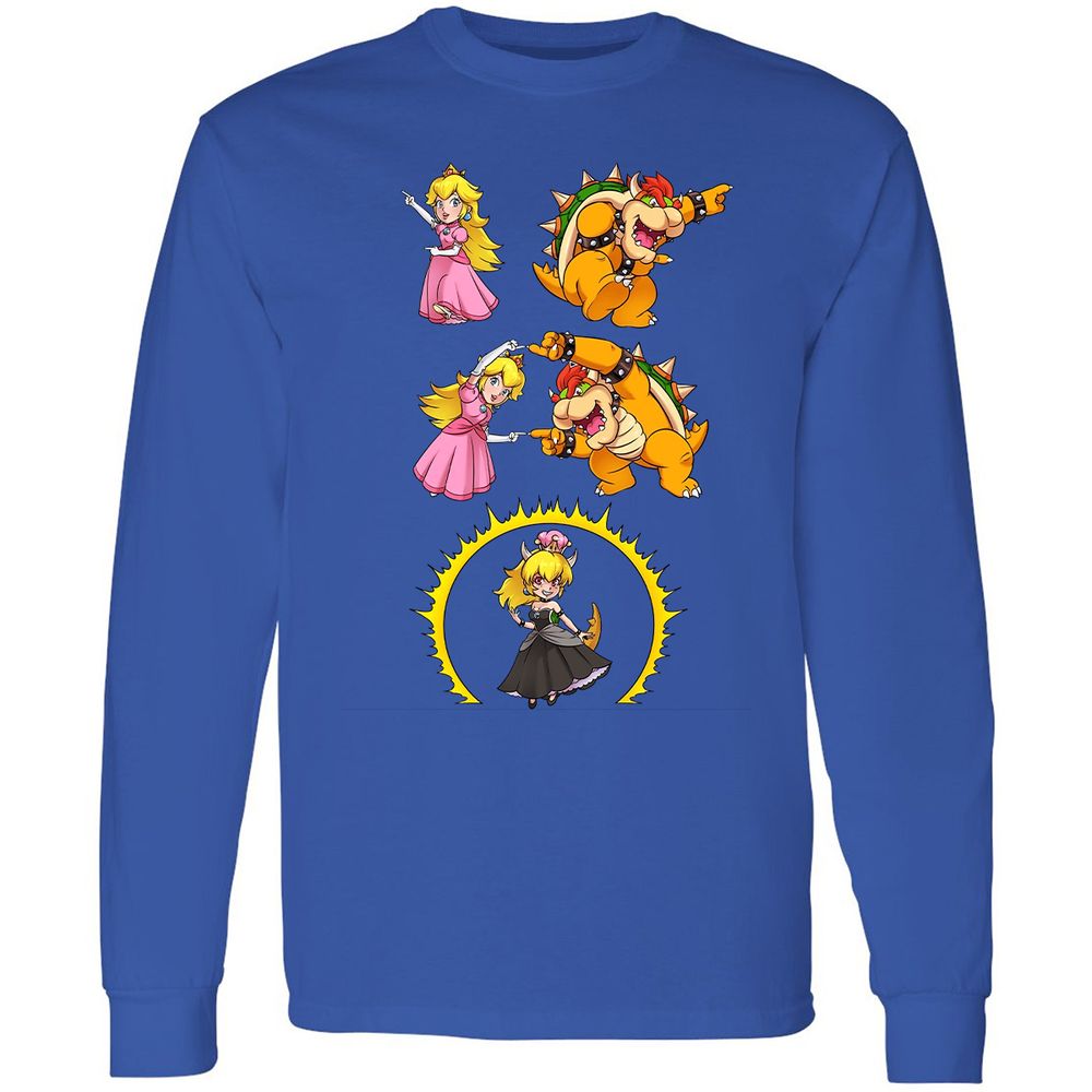 Long Sleeve T-Shirt - 5ZA6W2UZ - Royal - 8