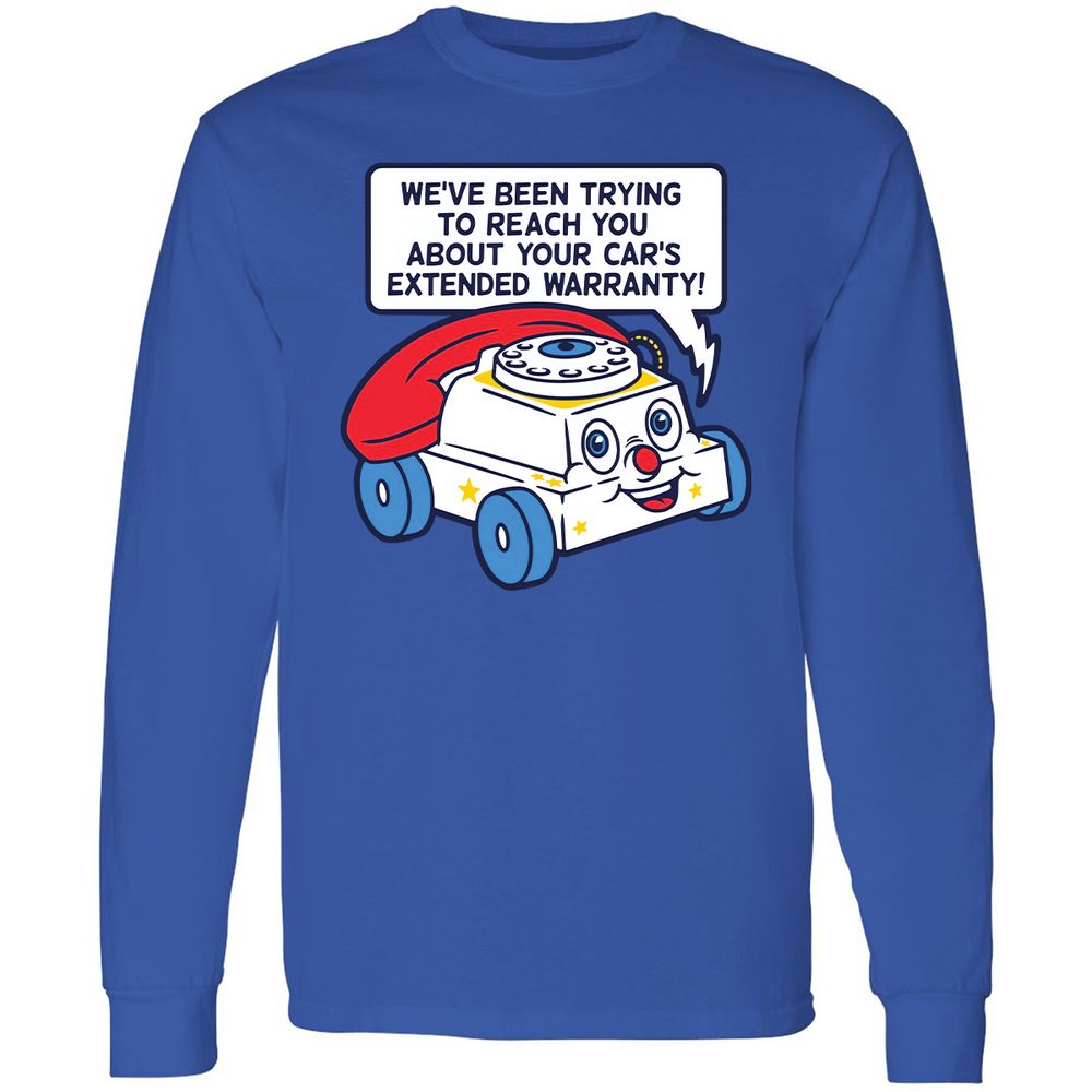 Long Sleeve T-Shirt - 3A6XRZ7G - Royal - 8