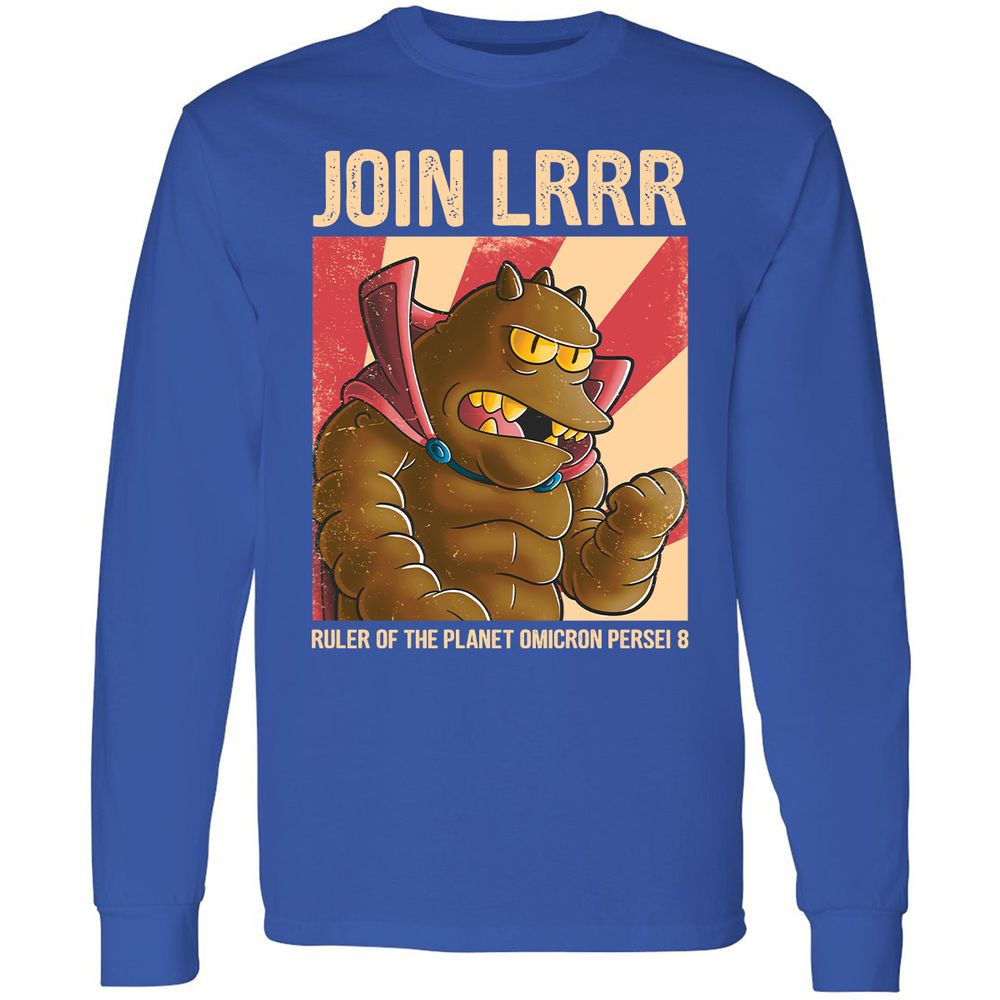 Long Sleeve T-Shirt - F9A7HSAJ - Royal - 8