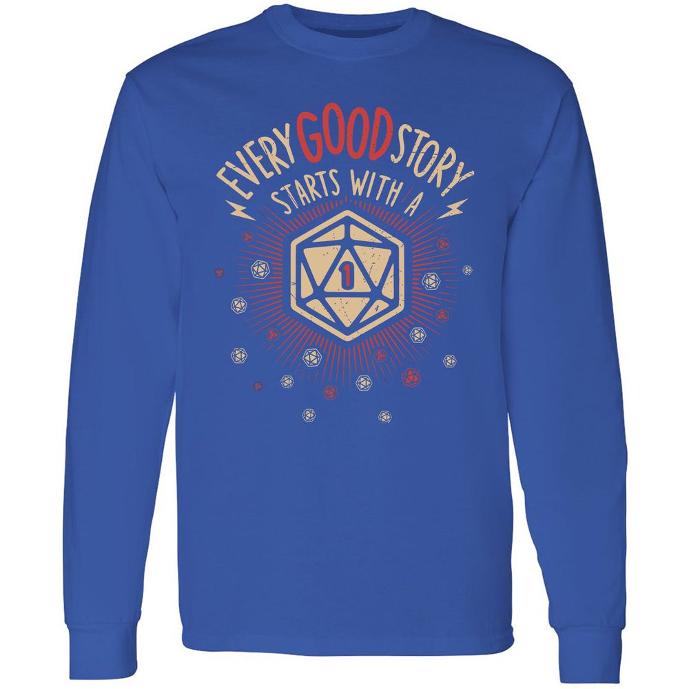 Long Sleeve T-Shirt - 2NJH1K6A - Royal - 8