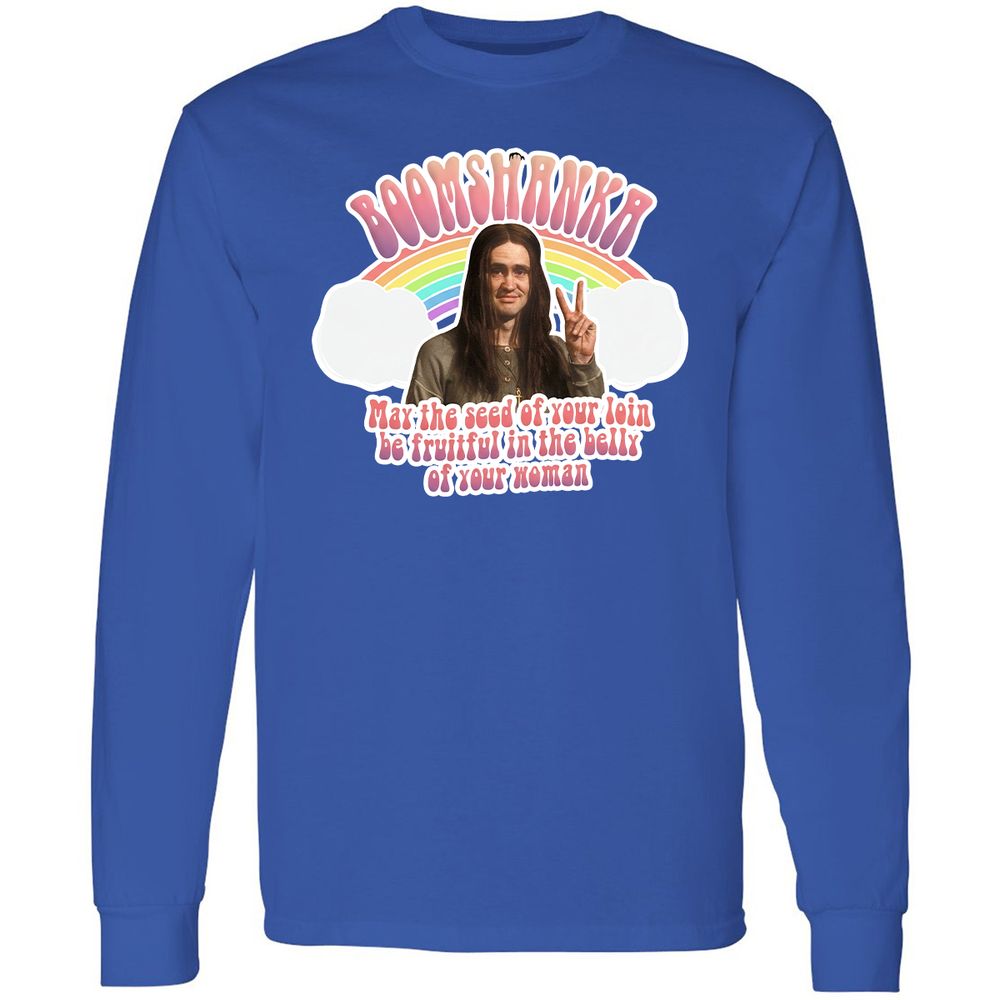 Long Sleeve T-Shirt - 9PWLVS4X - Royal - 8