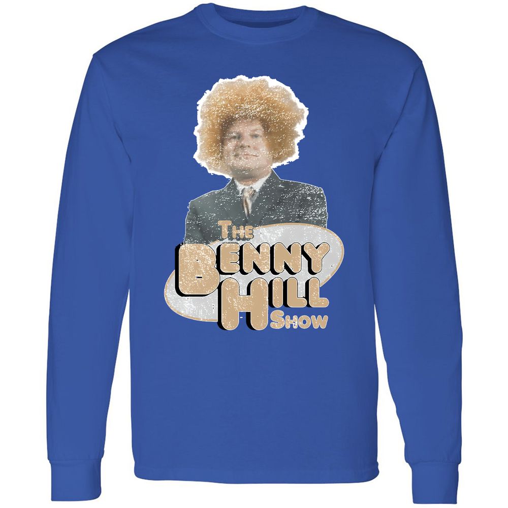Long Sleeve T-Shirt - 2ZGL5UKP - Royal - 8