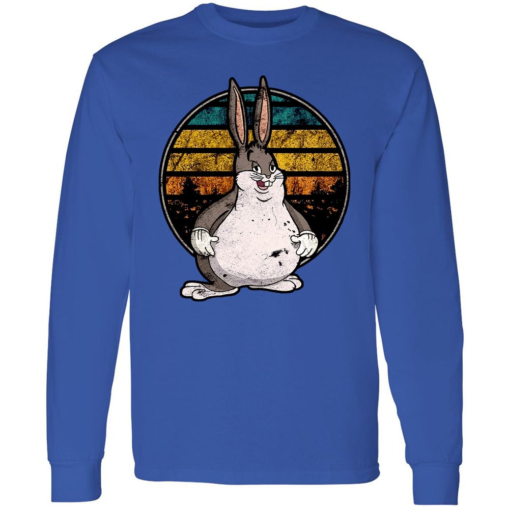 Long Sleeve T-Shirt - 1XNSRHZ3 - Royal - 8