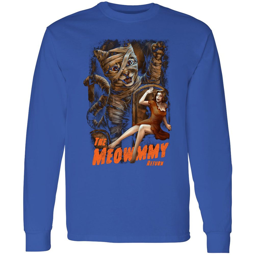 Long Sleeve T-Shirt - 2BWYUXYF - Royal - 8