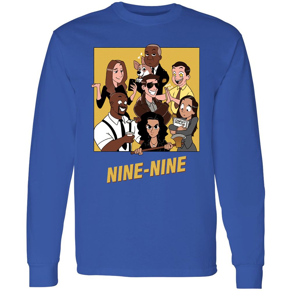 Long Sleeve T-Shirt - XJ7SYK3X - Royal - 8