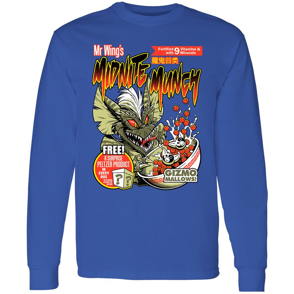Long Sleeve T-Shirt - XCJNU71G - Royal - 8