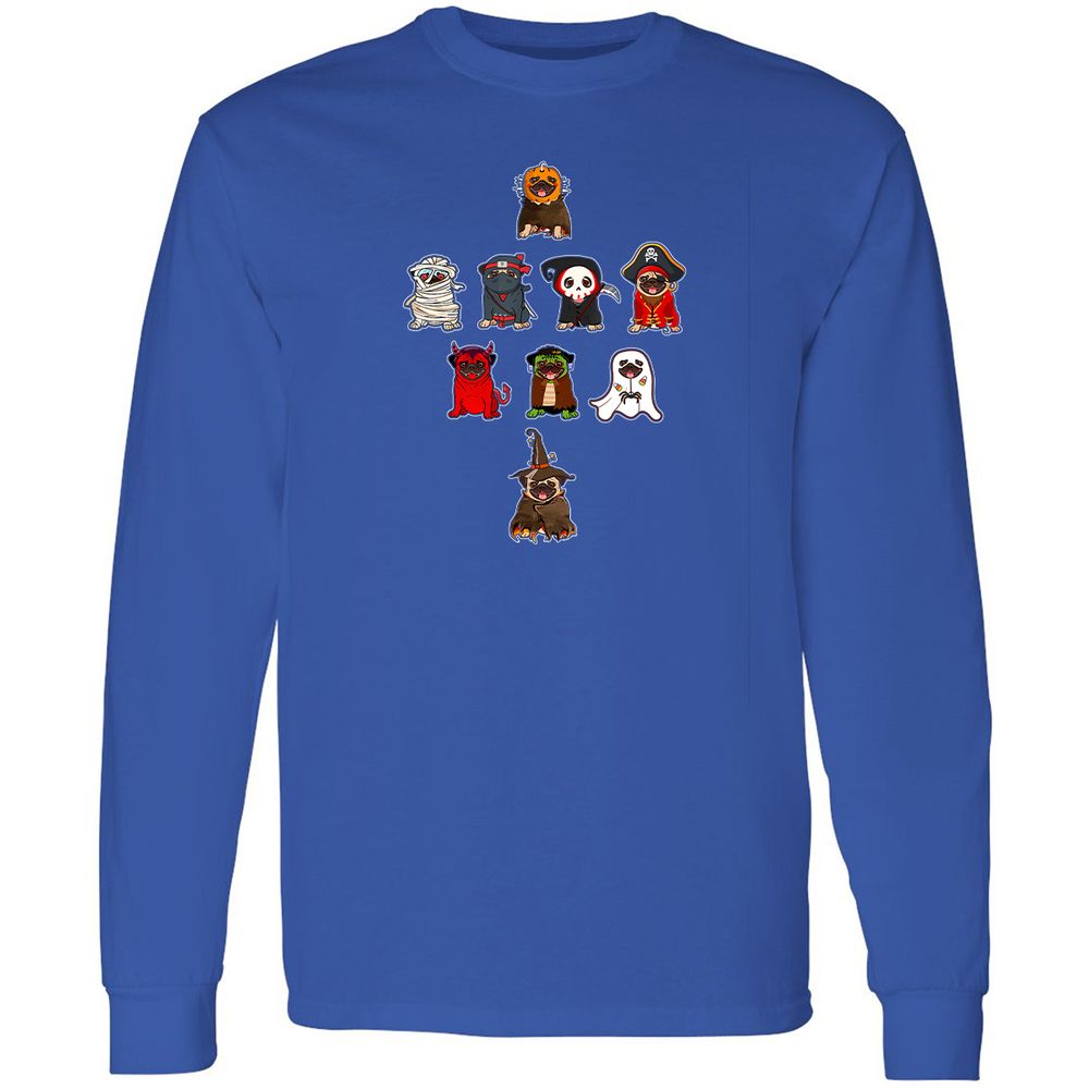 Long Sleeve T-Shirt - CEKJCESK - Royal - 8