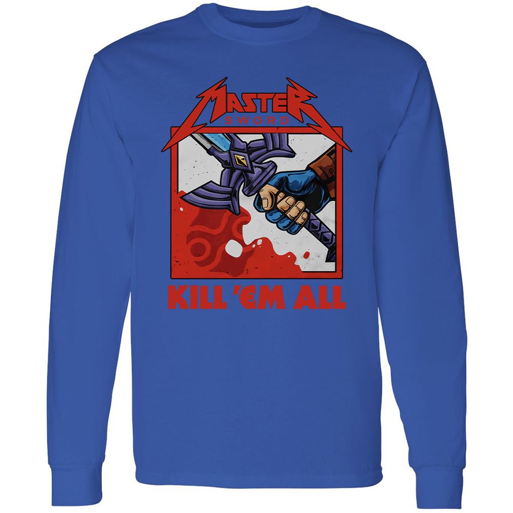 Long Sleeve T-Shirt - ABVFSN4Y - Royal - 8