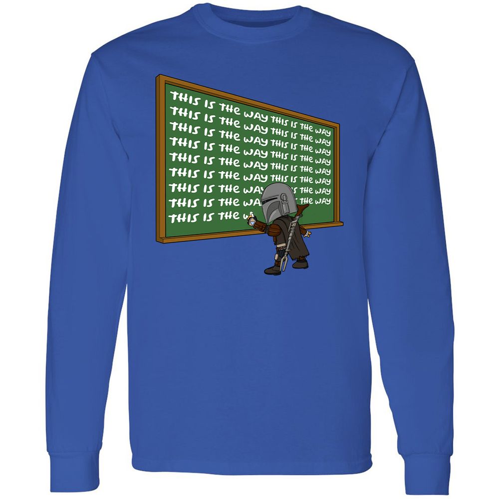 Long Sleeve T-Shirt - QMDVVQRF - Royal - 8