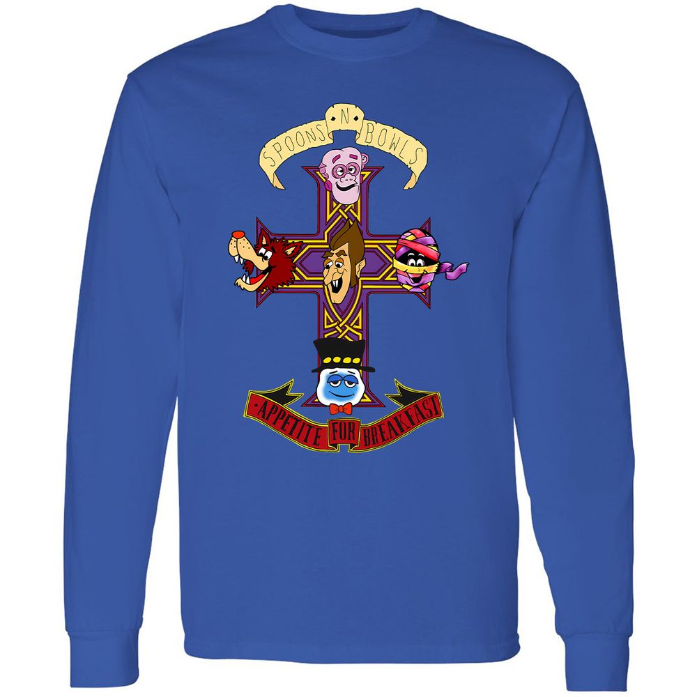 Long Sleeve T-Shirt - RUQDN8SH - Royal - 8