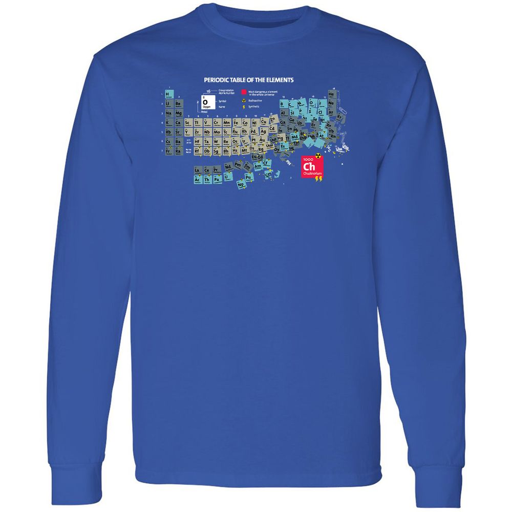 Long Sleeve T-Shirt - ZL5WEL1L - Royal - 8