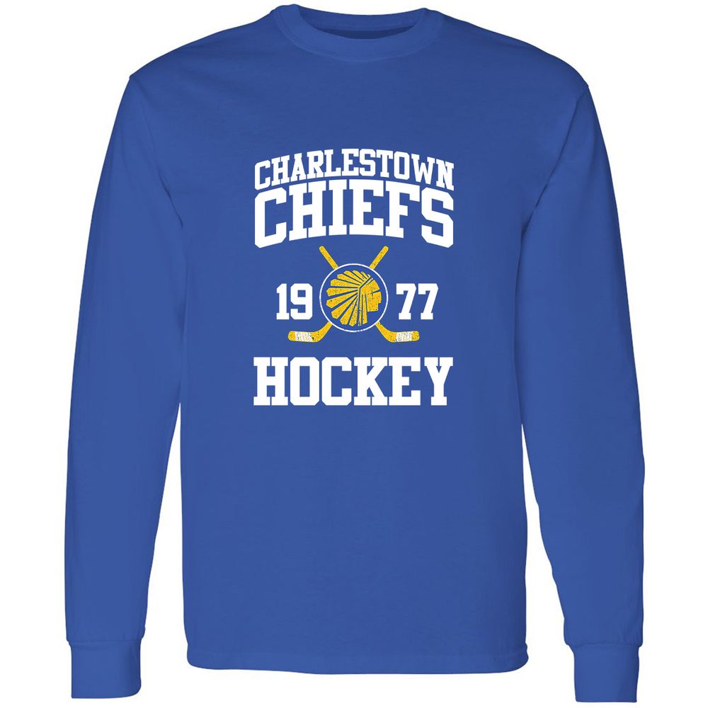 Long Sleeve T-Shirt - 63HSFXN2 - Royal - 8