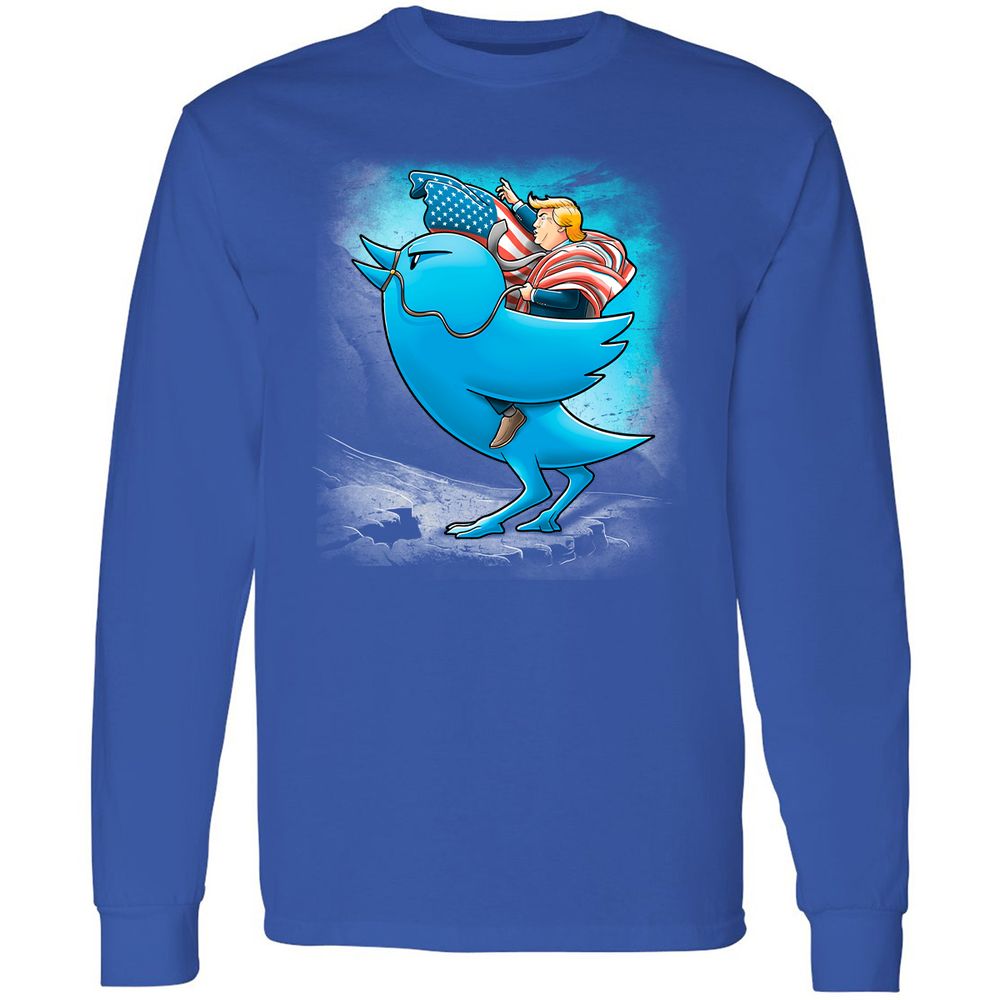 Long Sleeve T-Shirt - ZCC77V8Y - Royal - 8