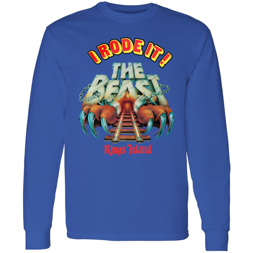 Long Sleeve T-Shirt - 7D4S3V8Y - Royal - 8