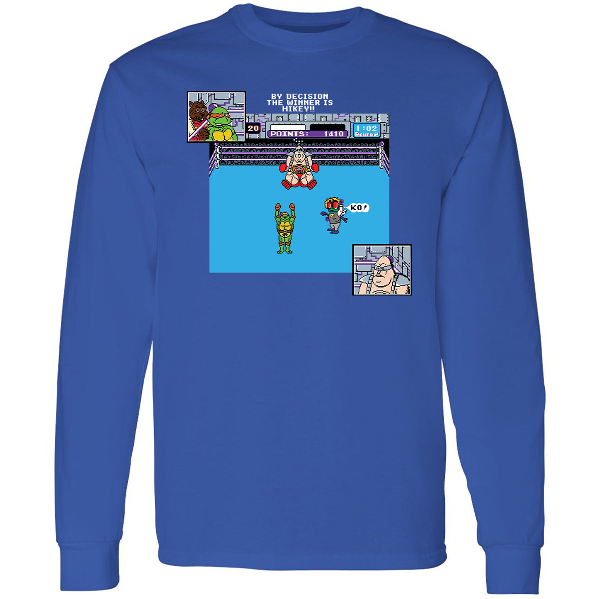 Long Sleeve T-Shirt - NWL6K7VX - Royal - 8