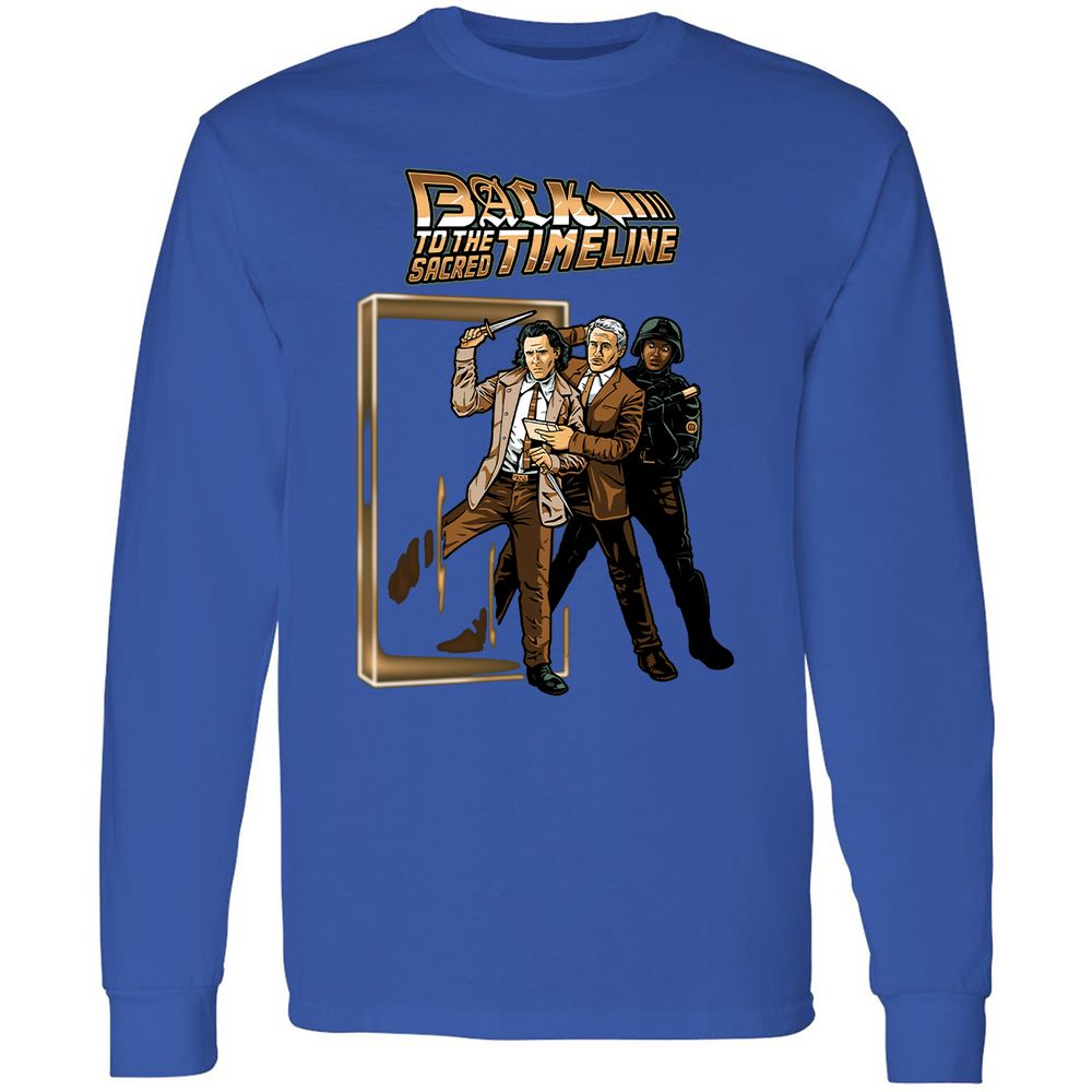 Long Sleeve T-Shirt - QYB63UNR - Royal - 8