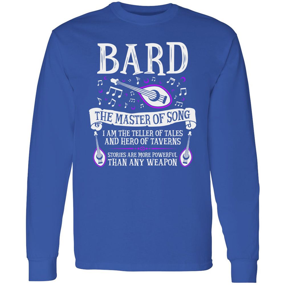 Long Sleeve T-Shirt - UM99ZAVQ - Royal - 8